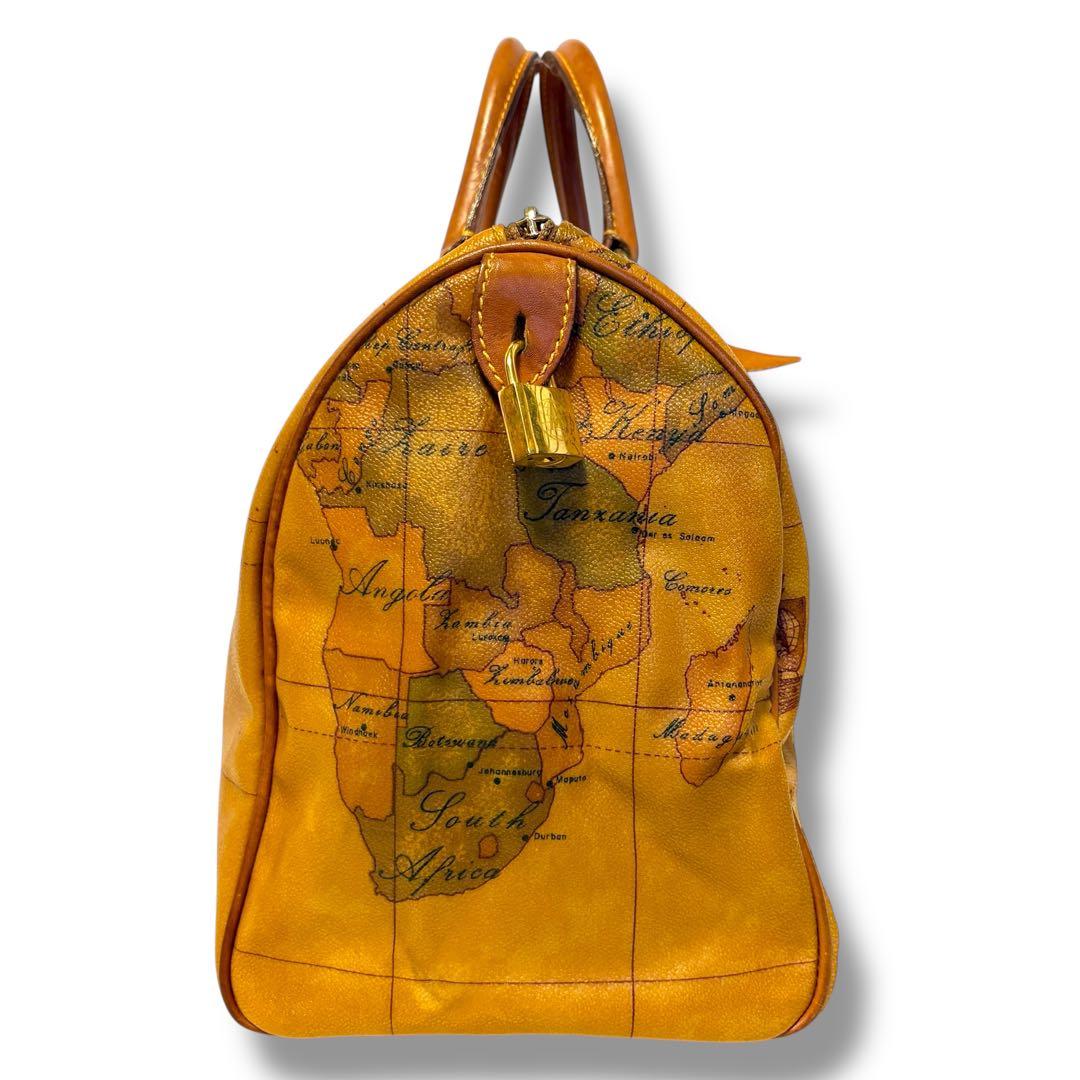 美品✨PRIMA CLASSE プリマクラッセ 地図柄 ボストンバッグ トラベル