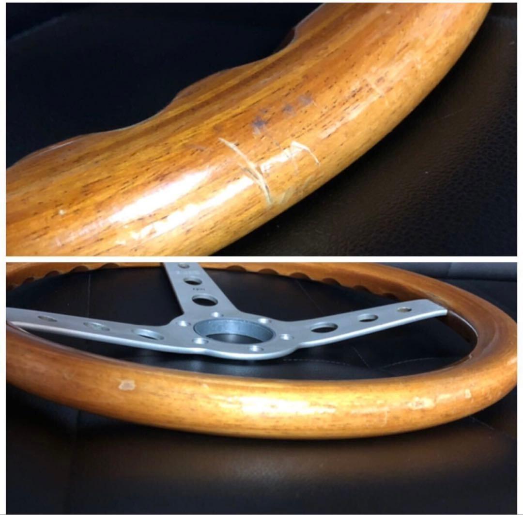 MOMO indy ウッドステアリング　ハンドル　稀少 旧ロゴ 激レア