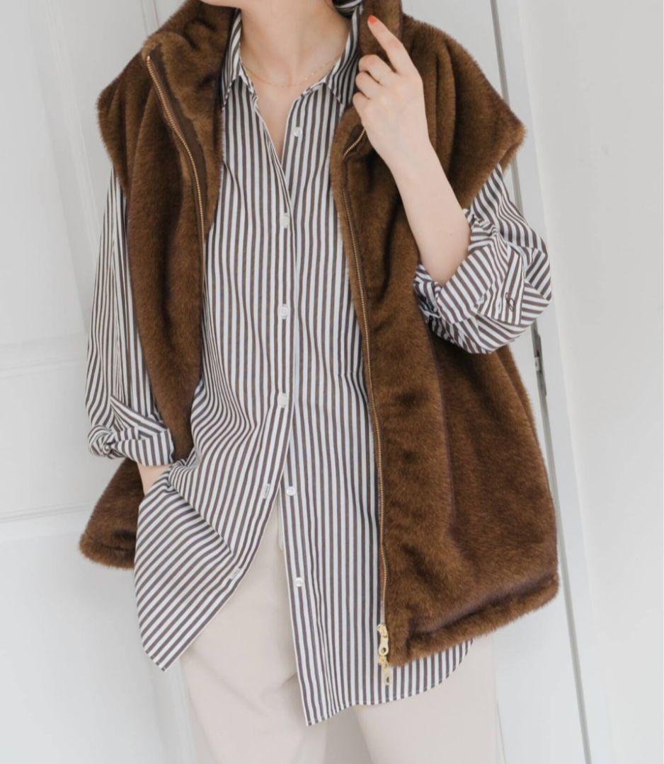 【お値下げしました】Spick and Span　50コットンオーバーシャツ