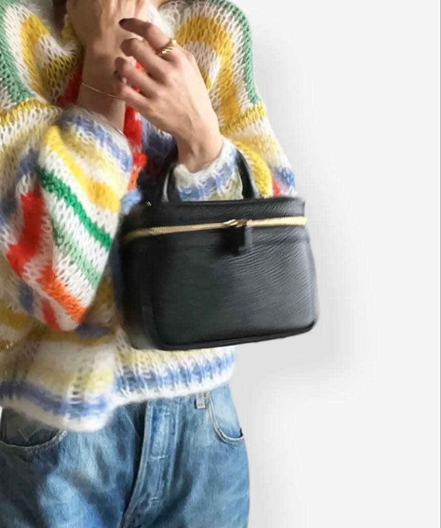 ch!iiibag チーバッグ　ブラック　レザー バニティ