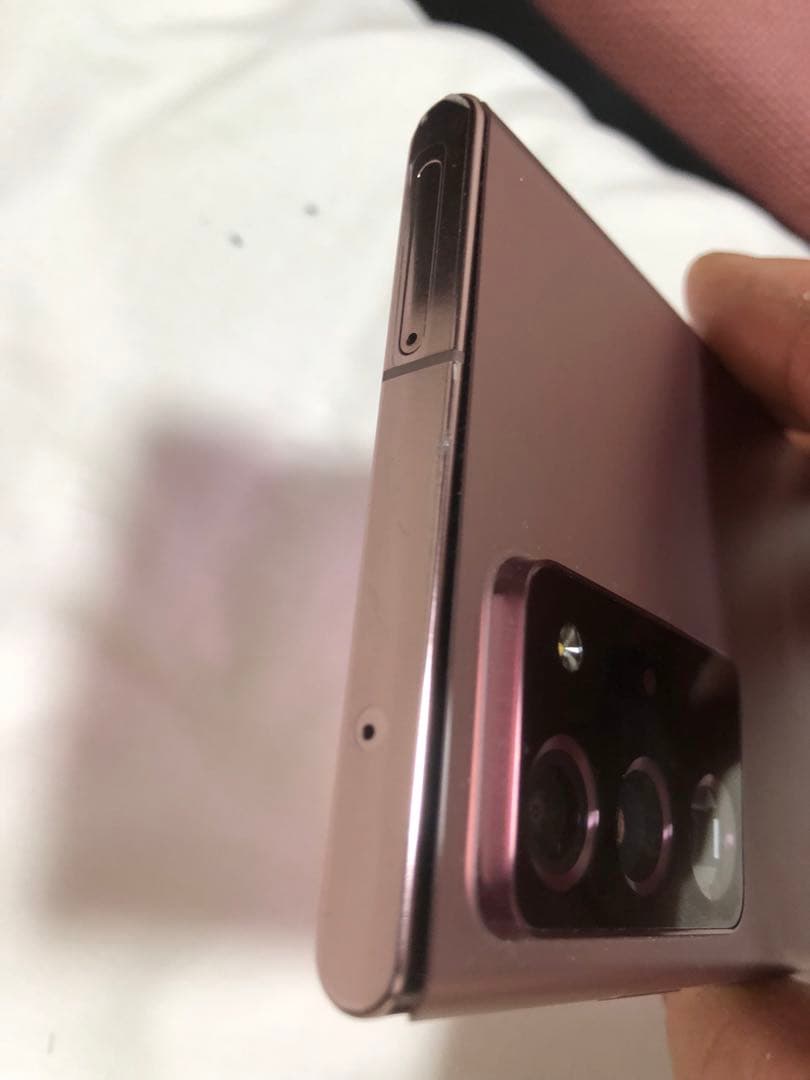 Galaxy Note20 Ultra 5G SCG06 ローズゴールド