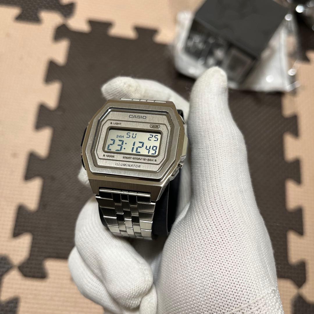 新品未使用 A1000A-7JF フルメタル レトロ調 CASIO