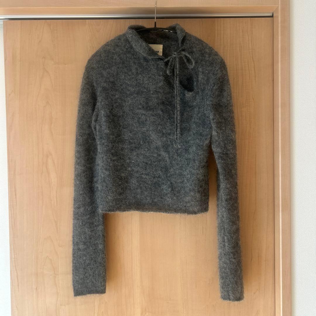 トップス SHISHIKUI china long / GRAY