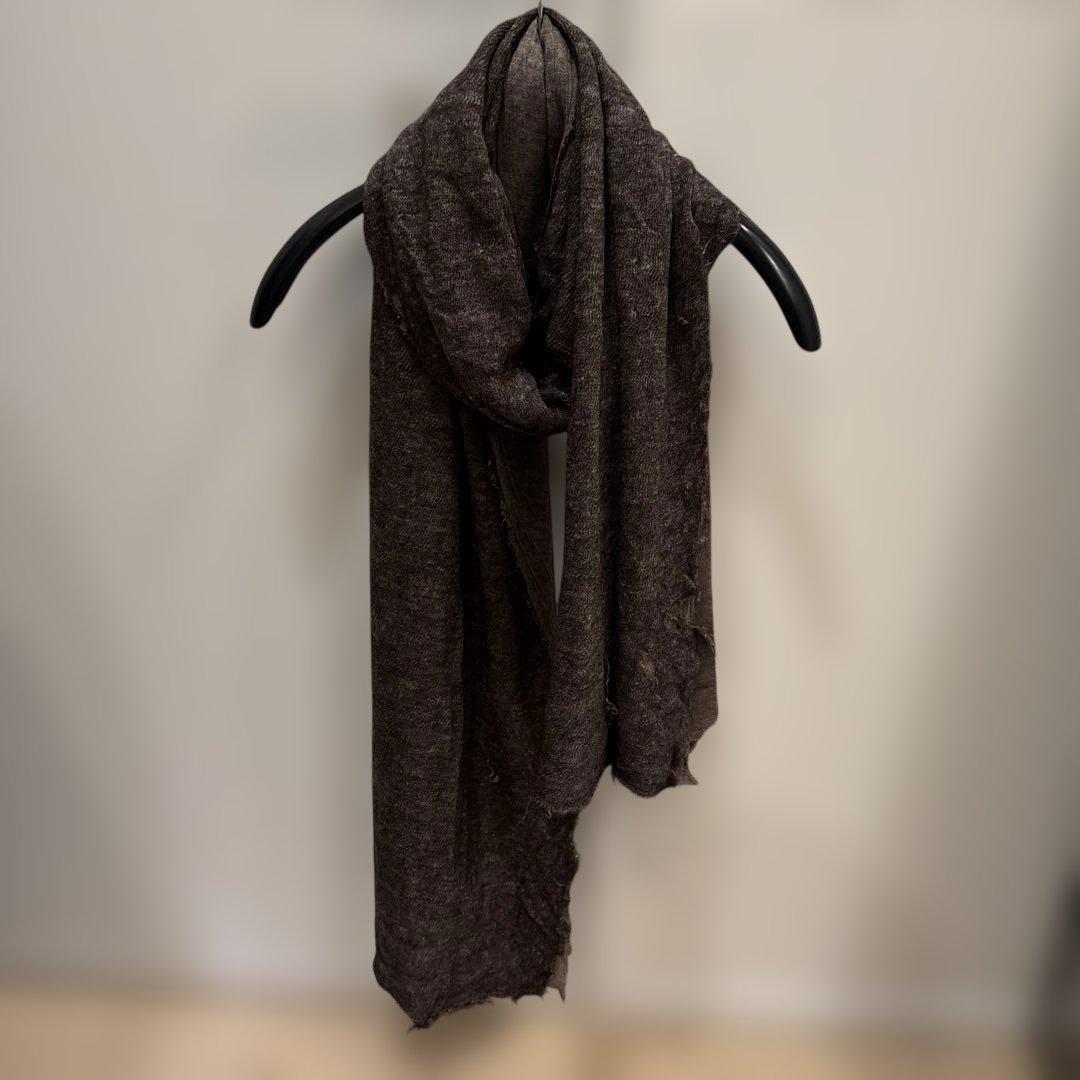 あ*ー様 Faltier Sarti ダークブラウン スカーフ ストール マフラ