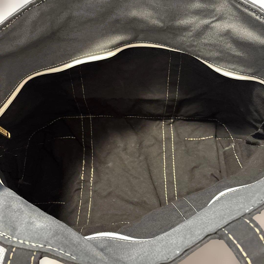 LL Bean トートバック　黒染め！　1点物！