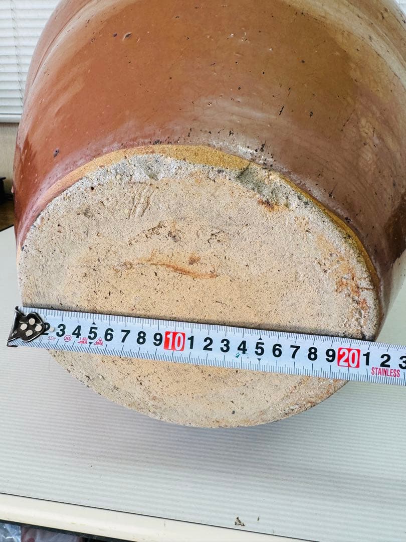 水甕　壺　陶器　メダカ鉢　金魚鉢　ガーデニング　火鉢 睡蓮鉢 陶器製 大型