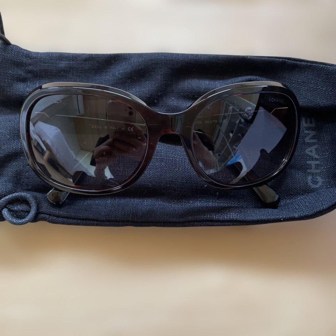 CHANEL オーバーサイズサングラス ブラック