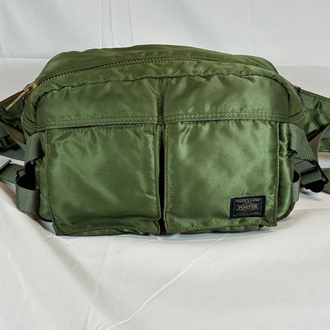 [未使用] PORTEＲ　タンカー　セージグリーン　ウエストポーチ　2way