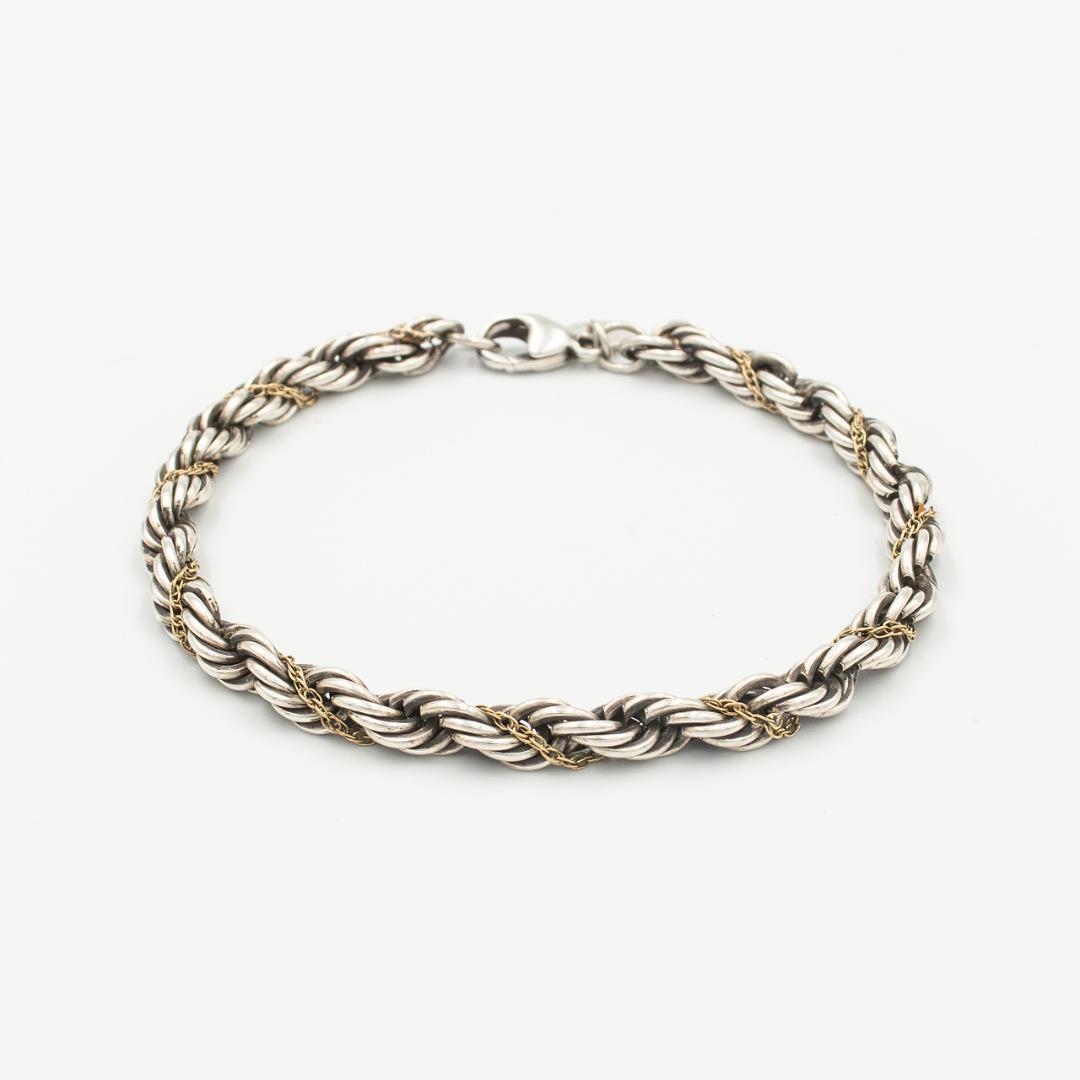 ヴィンテージ ティファニー ツイストロープ ブレスレット 19.2cm 90年代