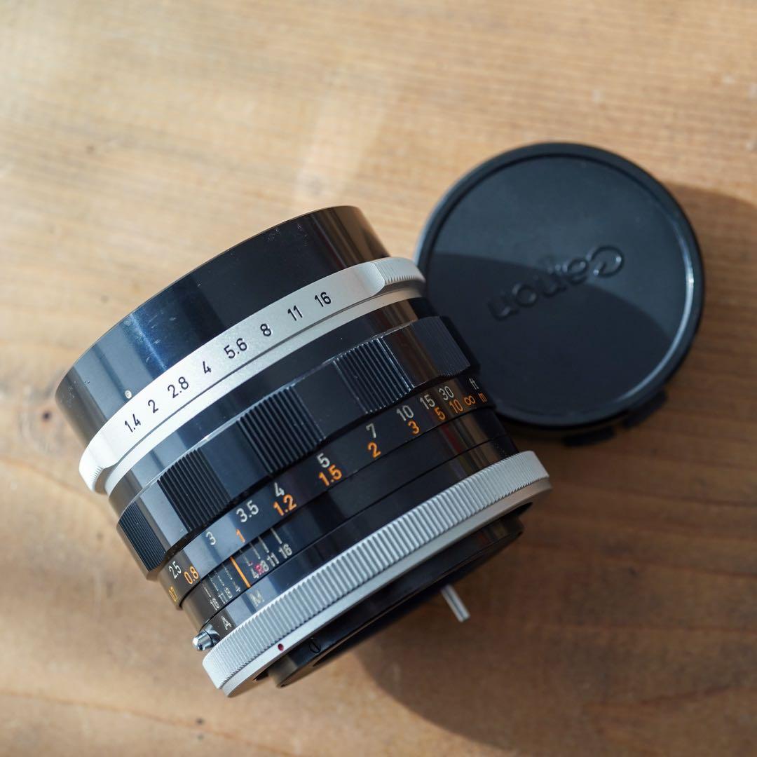 【美品】CANON FL 50mm F1.4 単焦点レンズ