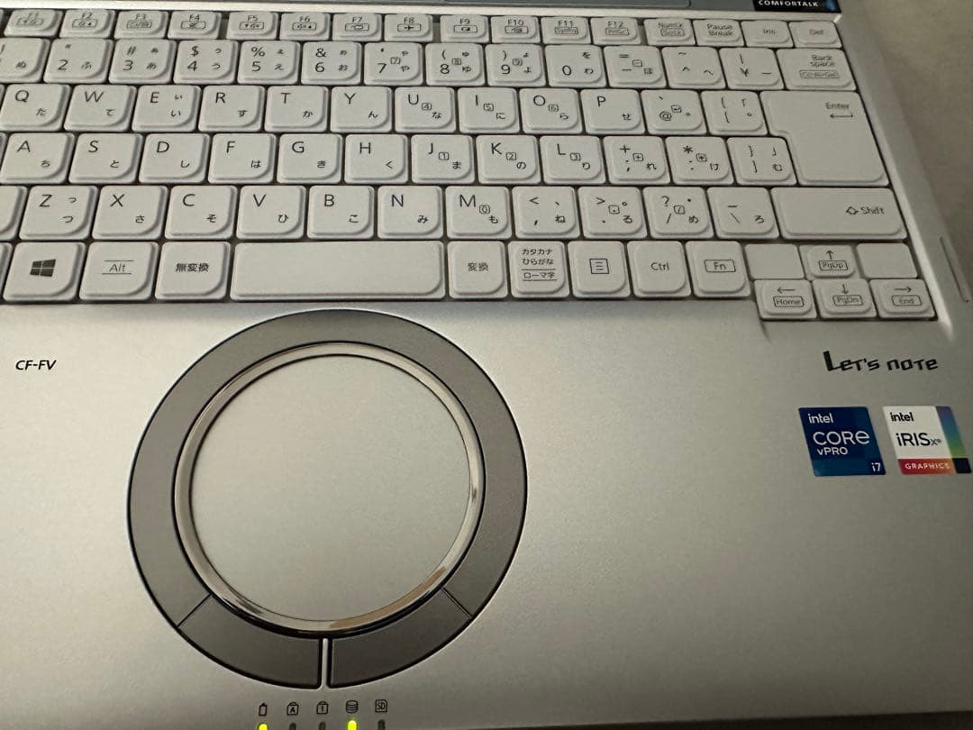 CF-FV1/32G/Corei7/512G/タッチパネル割れあり累計10時間