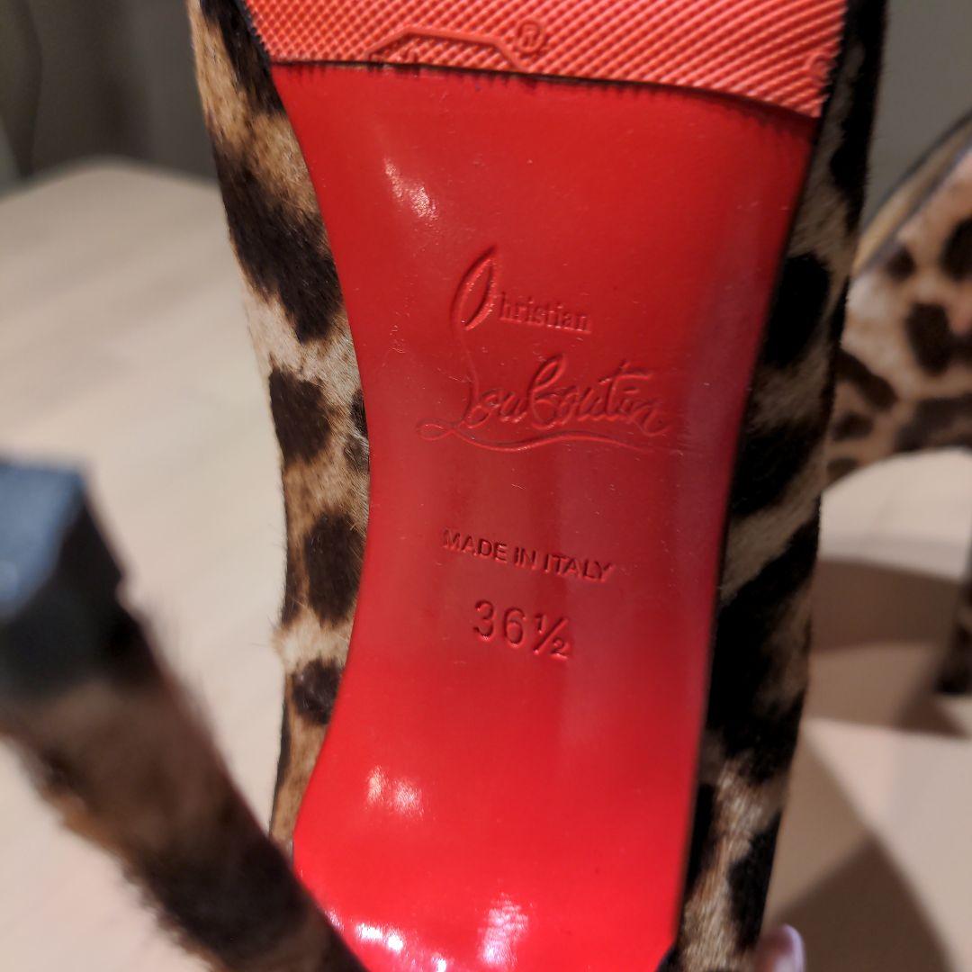 Christian Louboutin ヒョウ柄 ハイヒール