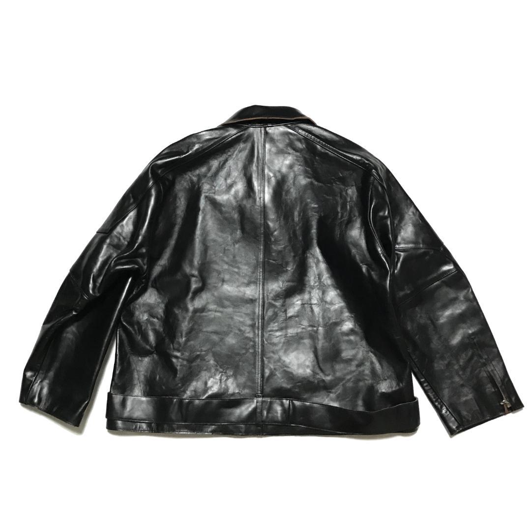 2　アンセルム　H.L ZIP UP JACKET　レザージャケット