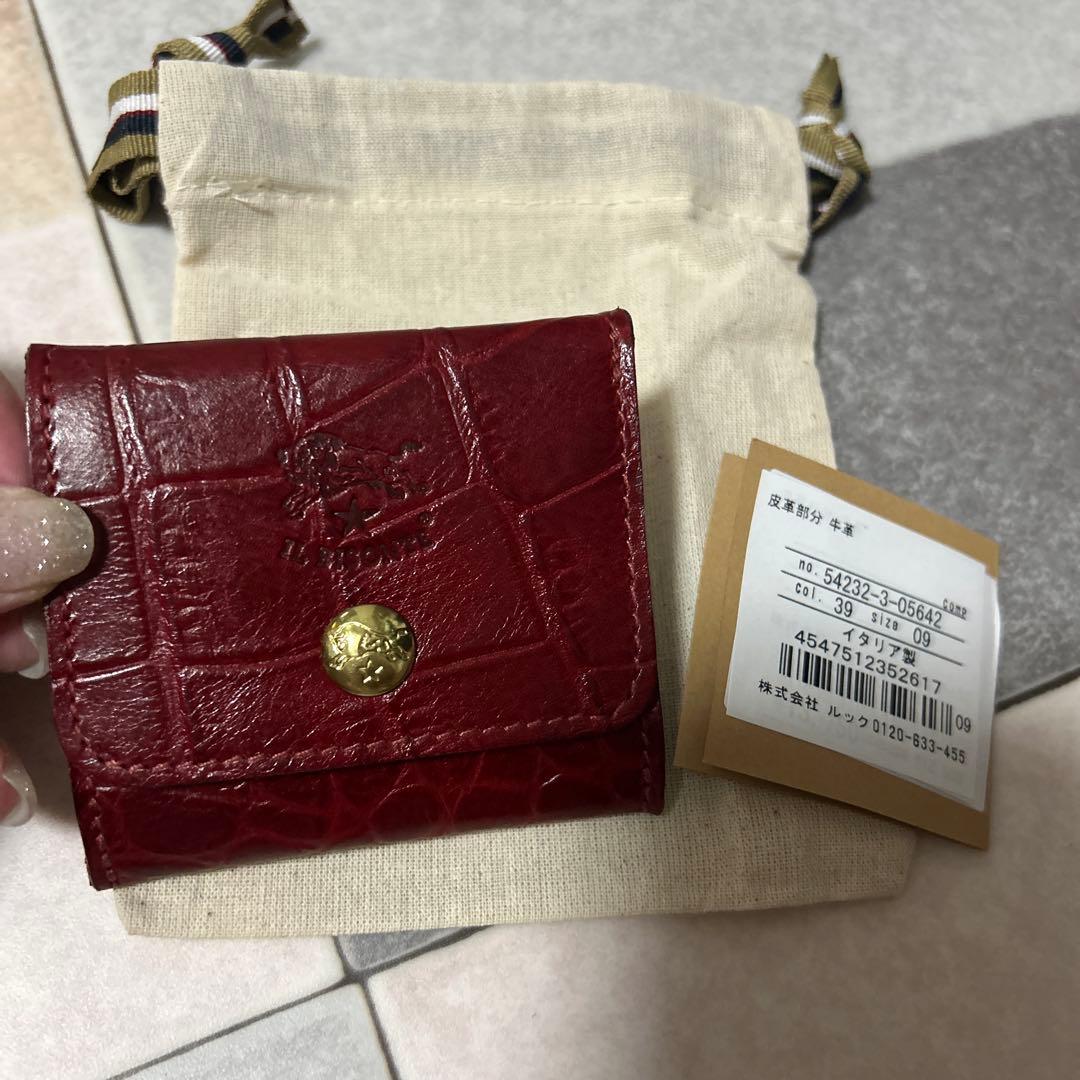 IL BISONTE 赤 レザー ケース