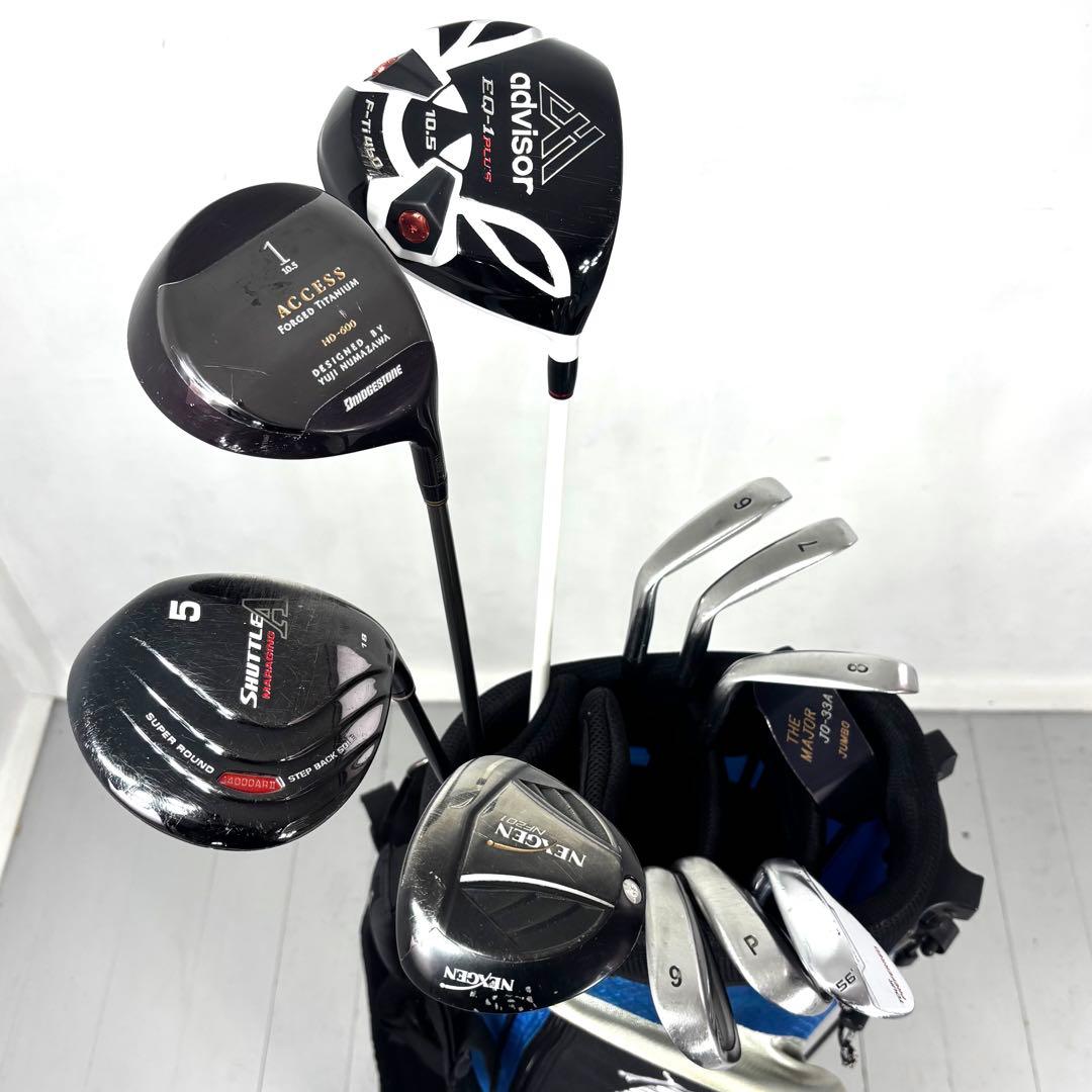 本格派 メンズゴルフクラブ 11本 フルセット ゴルフセット お試し　初心者向け