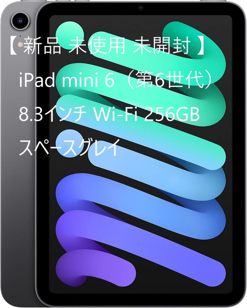 新品 iPad mini 第6世代 Wi-Fi 256GB スペースグレイ