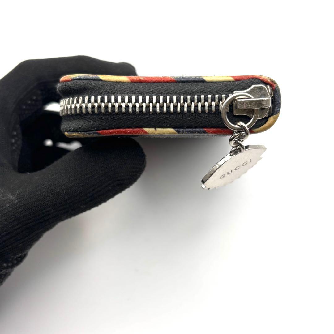 グッチ ケース ナイトクーリエ GGスプリーム タイガー シェリーライン