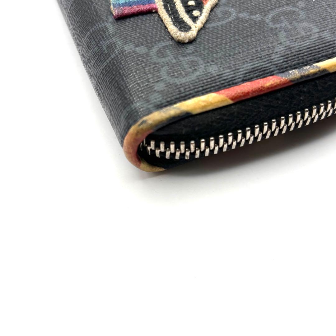 グッチ ケース ナイトクーリエ GGスプリーム タイガー シェリーライン