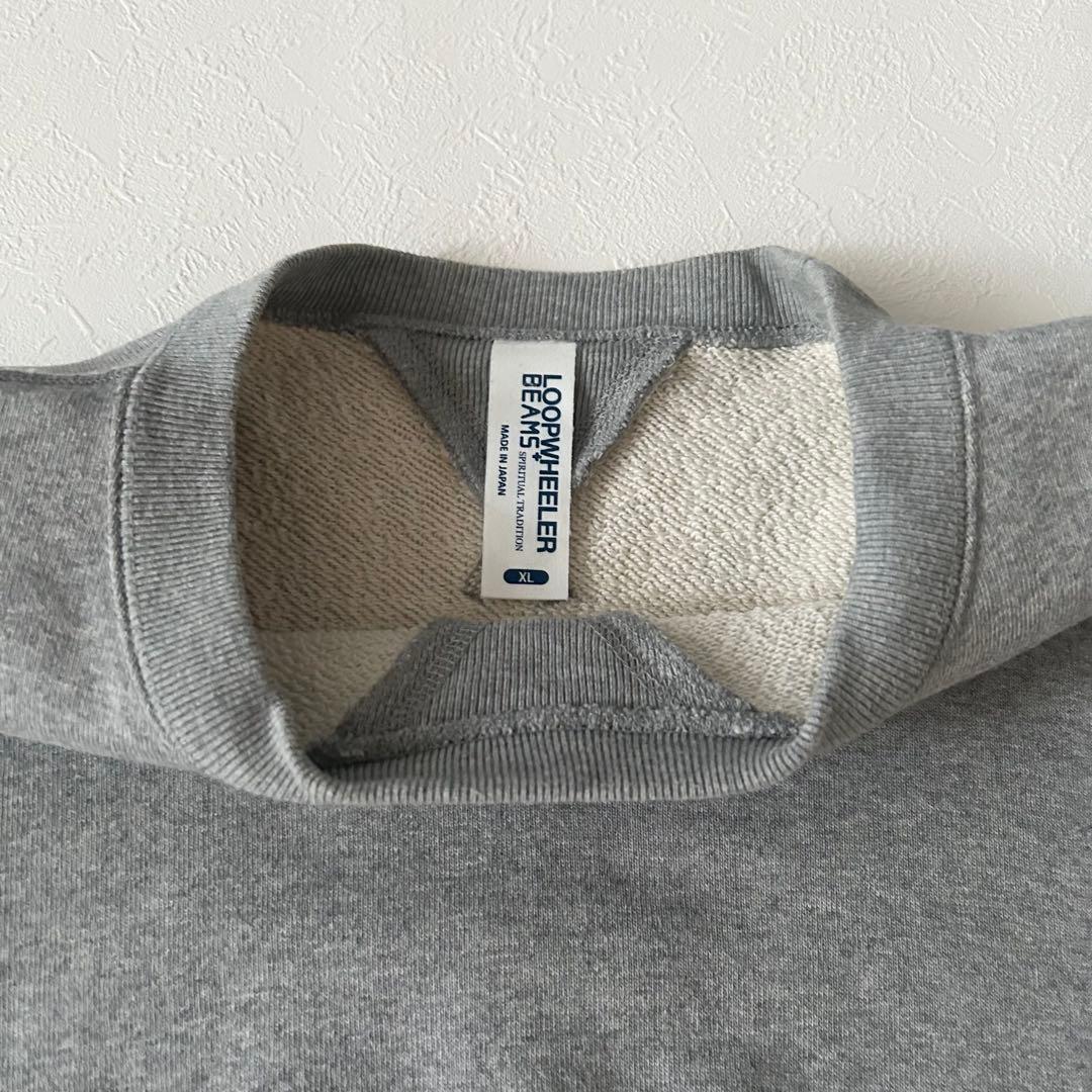 LOOPWHEELER ループウィラー BEAMS別注 スウェット グレー