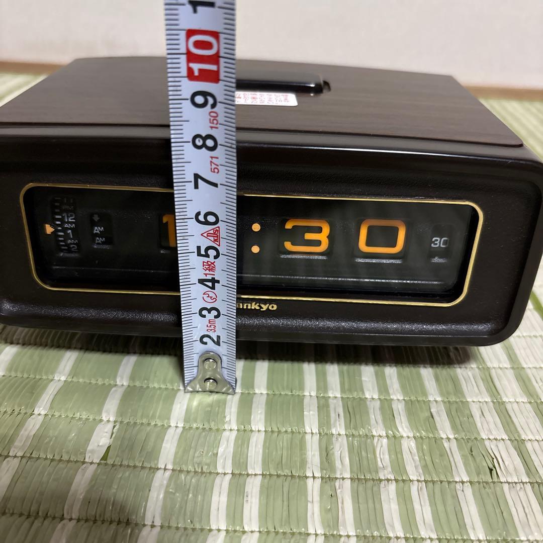 サンキョー パタパタ時計 ザックス　DT-304 置き 時計　昭和　レトロ