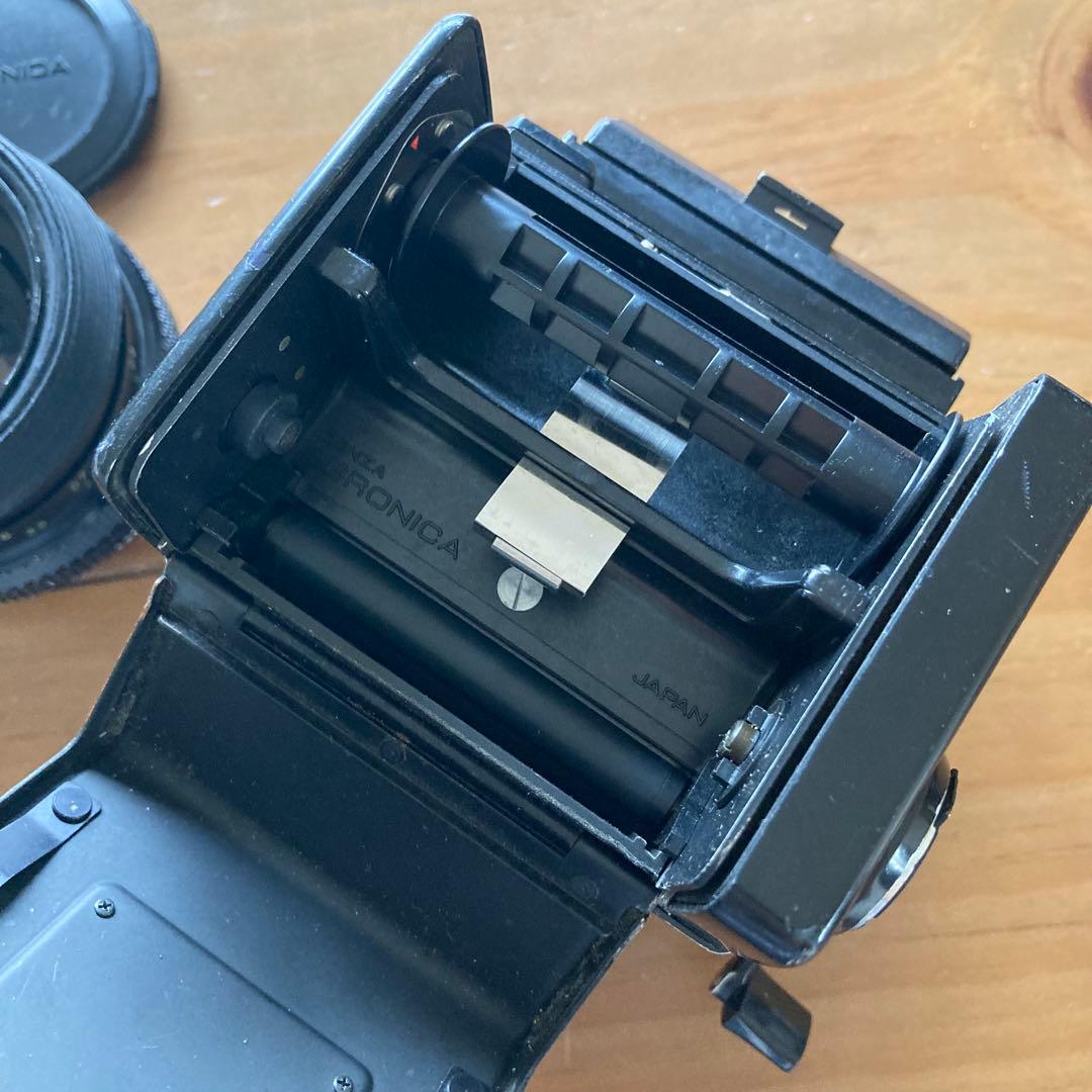 ZENZA BRONICA ETRS 50、75mm 中判フィルムカメラ 難あり