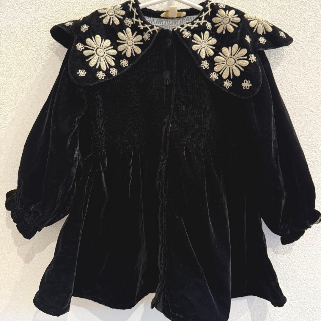 ワンピース Bonjour diary TUNIQUE WITH SUN FLOWER