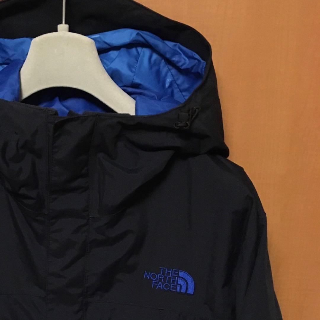 ノースフェイス　マウンテンパーカー ブラック／ブルー