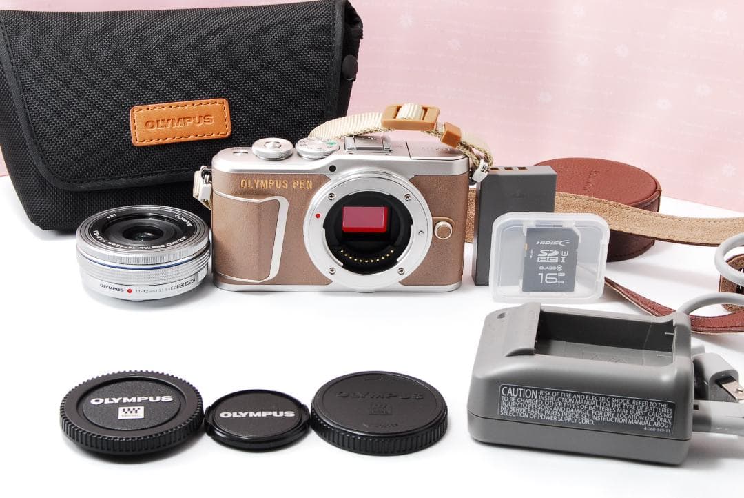 〓美品・シャッター数僅568回〓オリンパス PEN E-PL10 ミラーレス