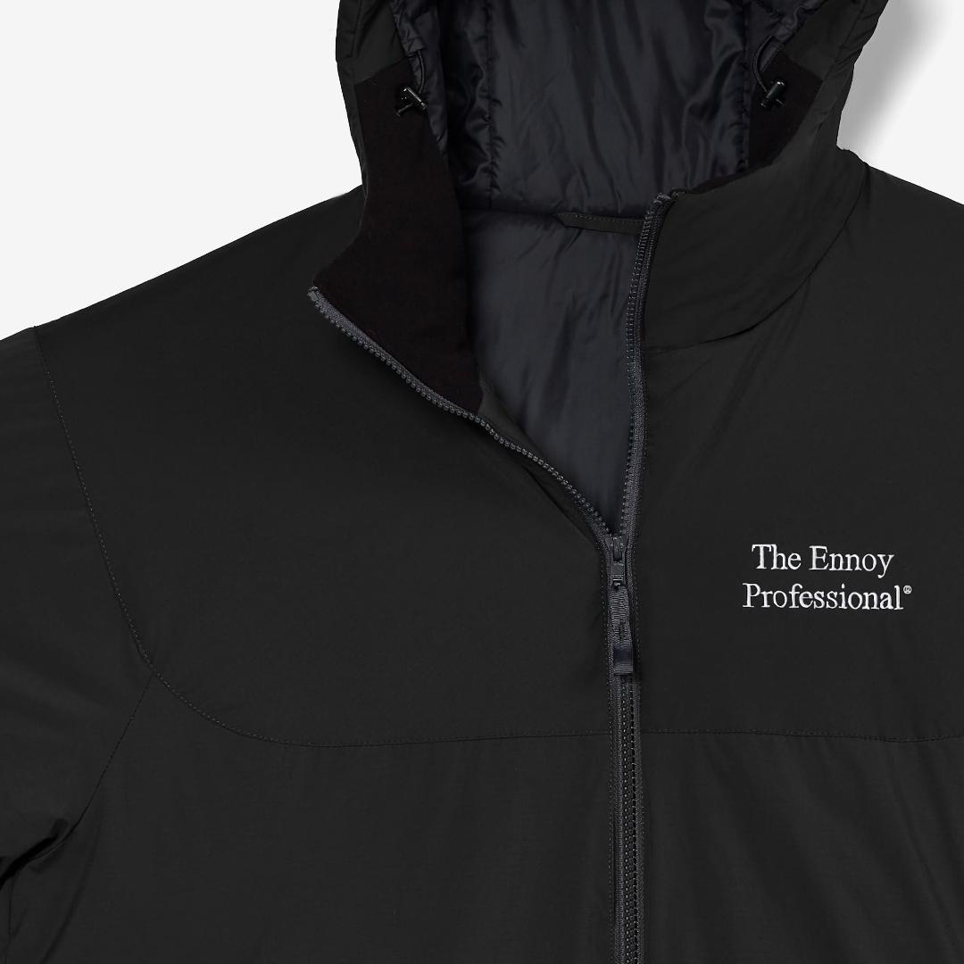 ENNOYとスタイリスト私物 PADDED NYLON HOODIE 黒 XXL