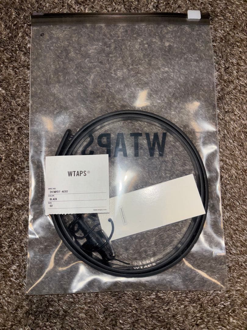 WTAPS ブラック ベルト Mサイズ