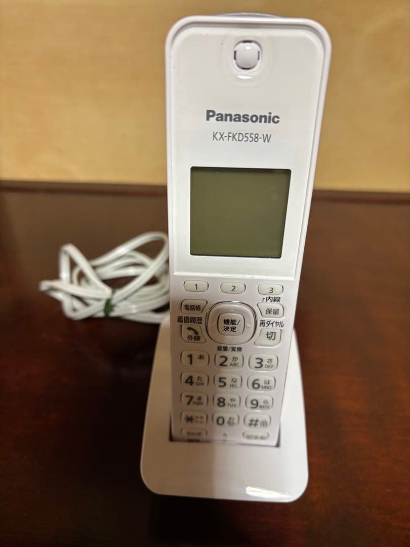 Panasonic パナソニック　コードレス電話機　VE-GD56-W