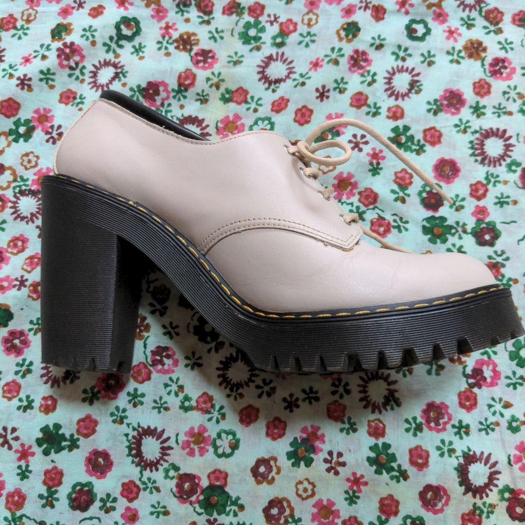 Dr.Martens・エアウェア・ヒールパンプス・グレージュ・UK8・25cm