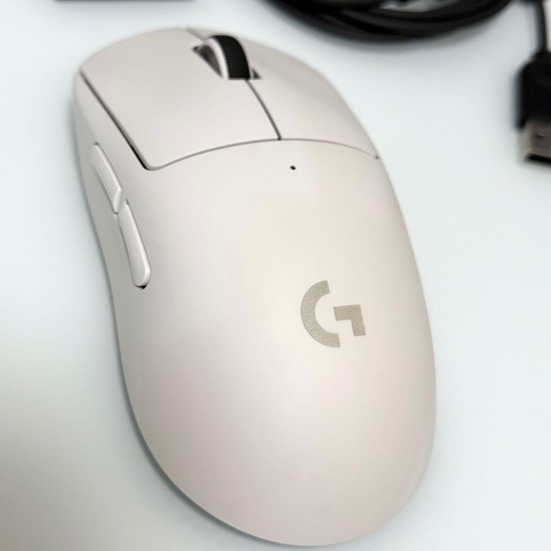 【美品】Logicool G PRO X SUPERLIGHT ホワイト