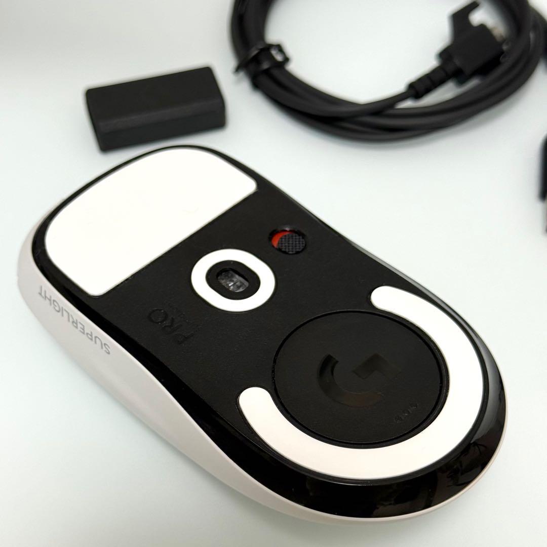 【美品】Logicool G PRO X SUPERLIGHT ホワイト