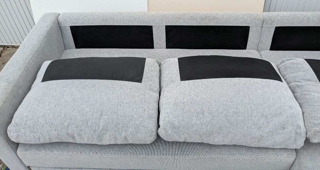 すぅ ニトリ 布張りカウチソファベッド (ノアーク2 GY)