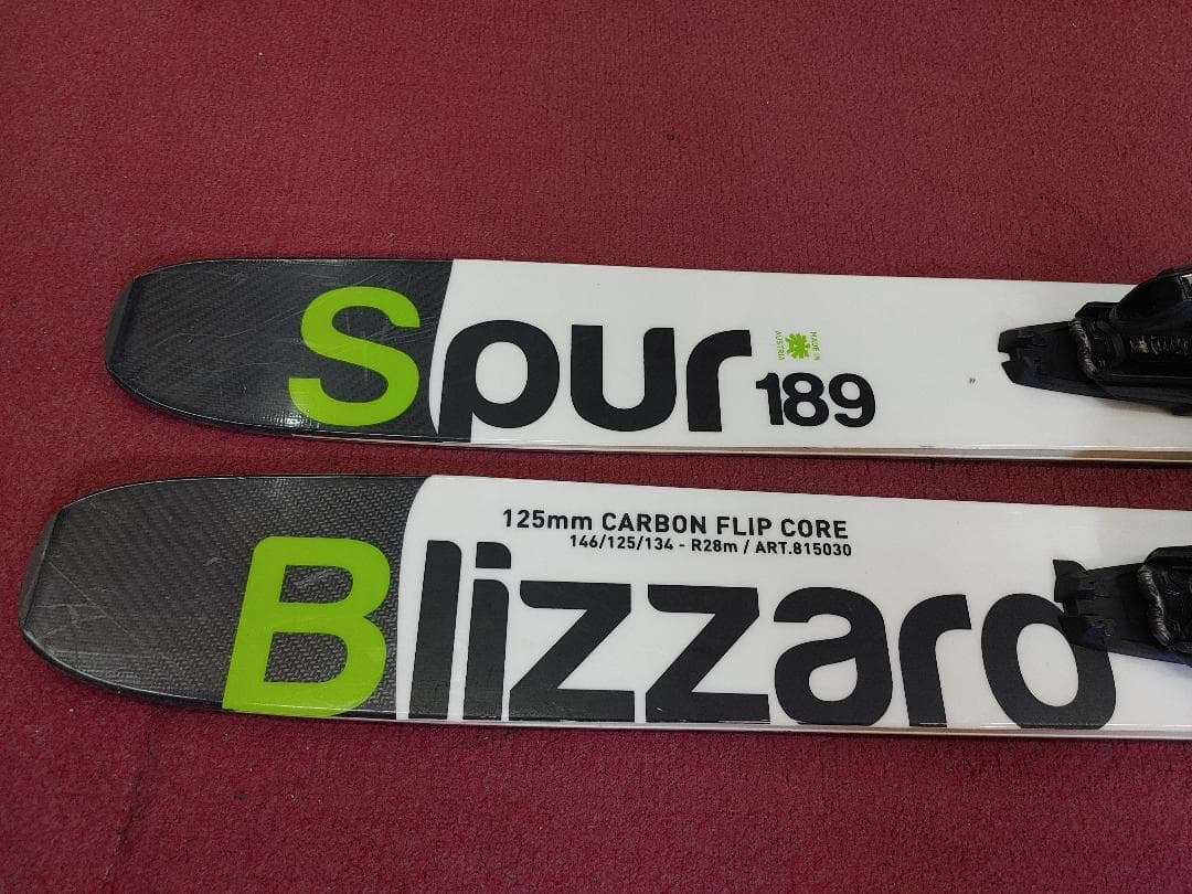 スキー 189 Blizzard Spur 125mm Carbon Flip Core