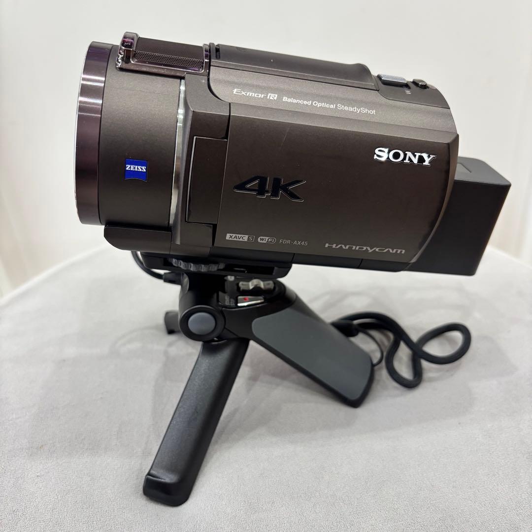 【おに】SONY 4K ビデオカメラ FDR-AX45 本体一式　付属品