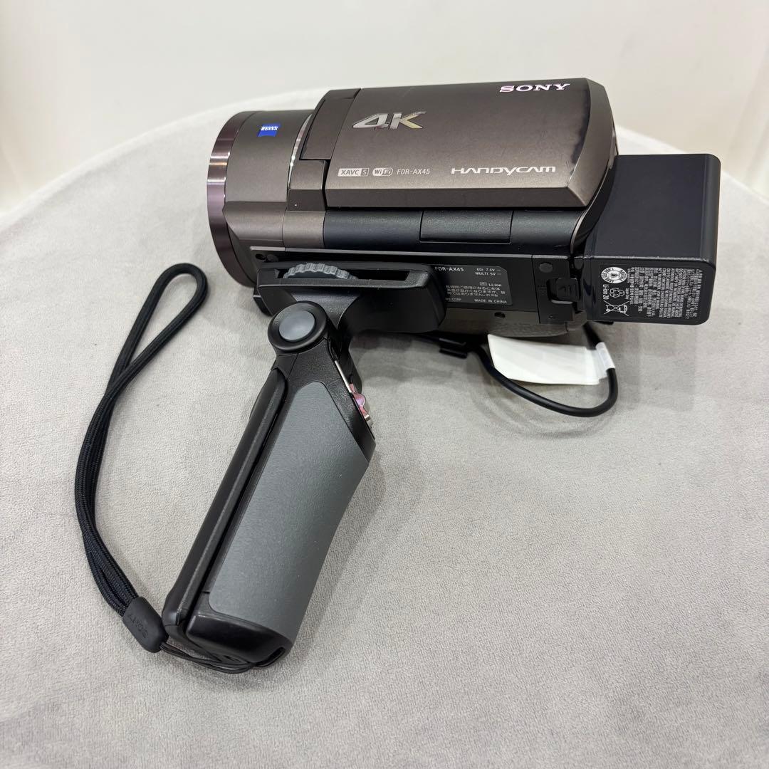 【おに】SONY 4K ビデオカメラ FDR-AX45 本体一式　付属品