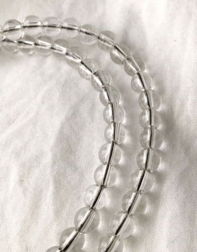 phiten　ファイテン　水晶　チタン　ネックレス　Phild　SILVER