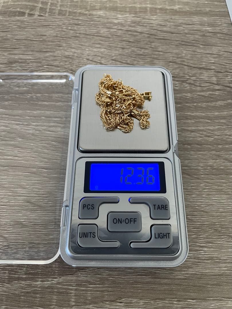 K18 喜平ネックレス 12面トリプル 50cm 約12.3g 刻印有