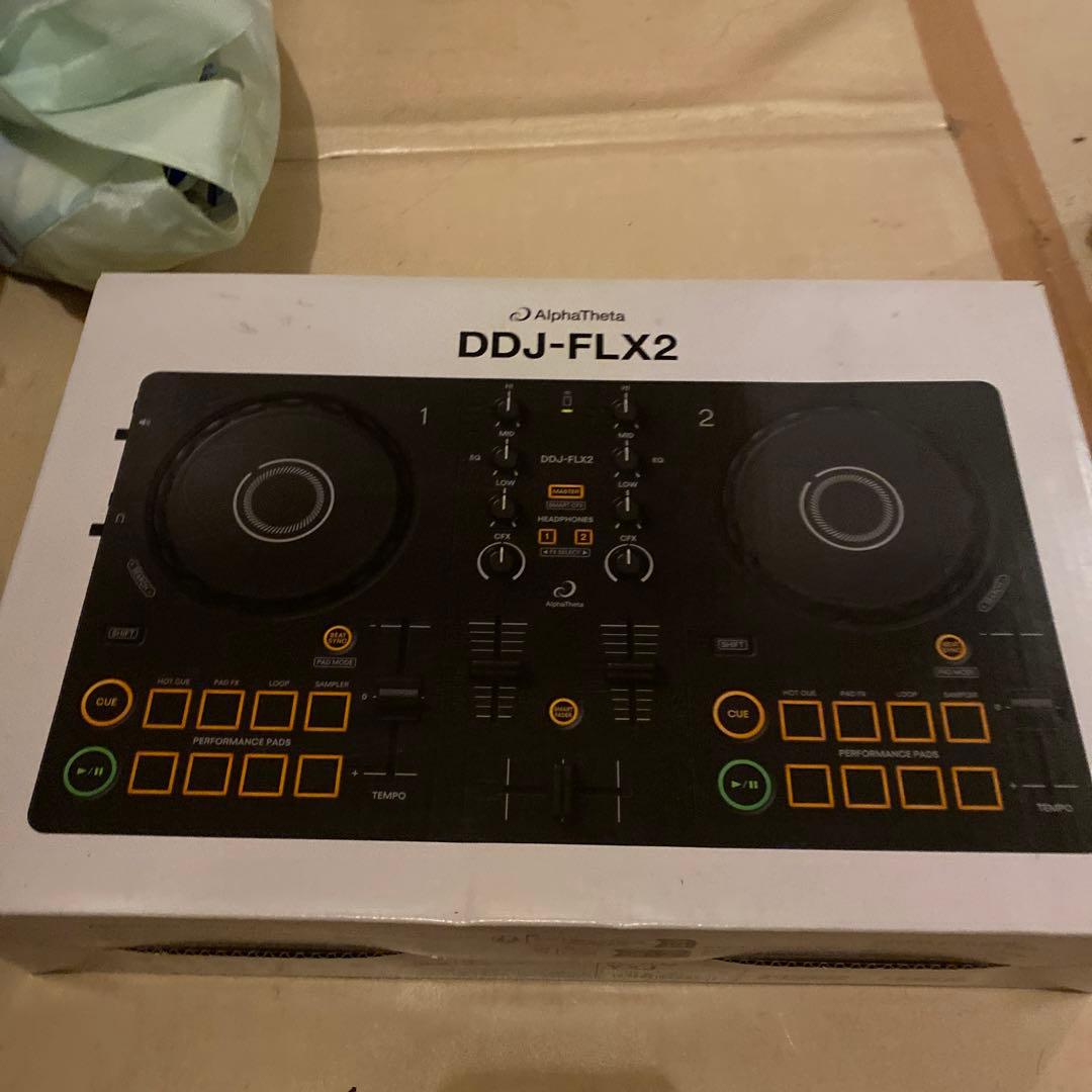 AlphaTheta DDJ-FLX2 DJコントローラー　サウンドバー付き