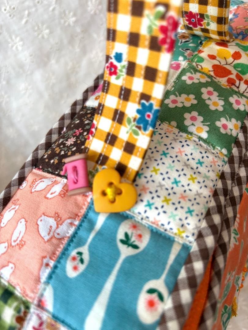 オーダー品ご確認用‼️♥︎ハンドメイド♥︎ミックルペペパッチワークBIGバニティポーチ