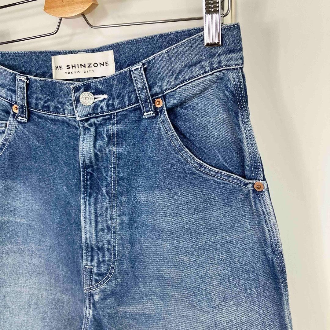 THE SHINZONE TOOL DENIM PANTS ブルー サイズ36