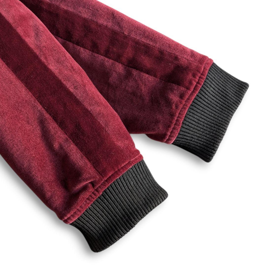 美品 VANS バンズ 裏キルティング ベロア 別珍 スカジャン M ボルドー