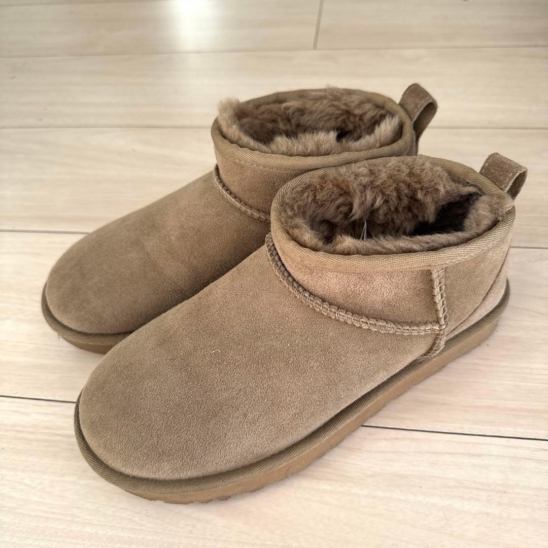 【美品】UGG クラシックウルトラミニ　 US7