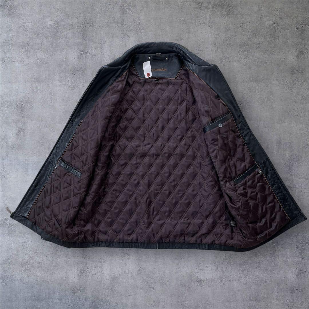 ST JOHN'S BAY LEATHER JACKET古着セントジョンズベイ