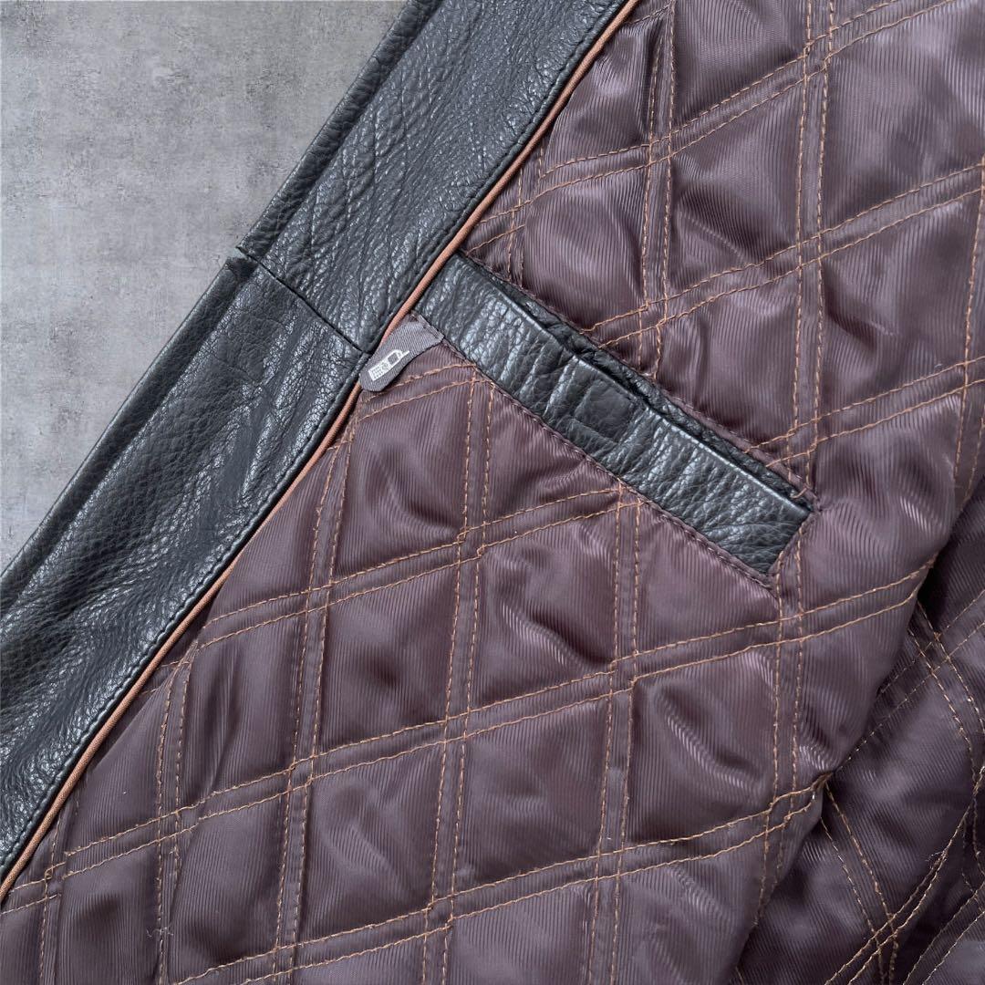 ST JOHN'S BAY LEATHER JACKET古着セントジョンズベイ