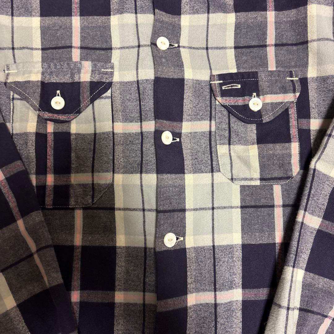 POST O'ALLS ポストオーバーオールズ ネルシャツ サイズS 美品