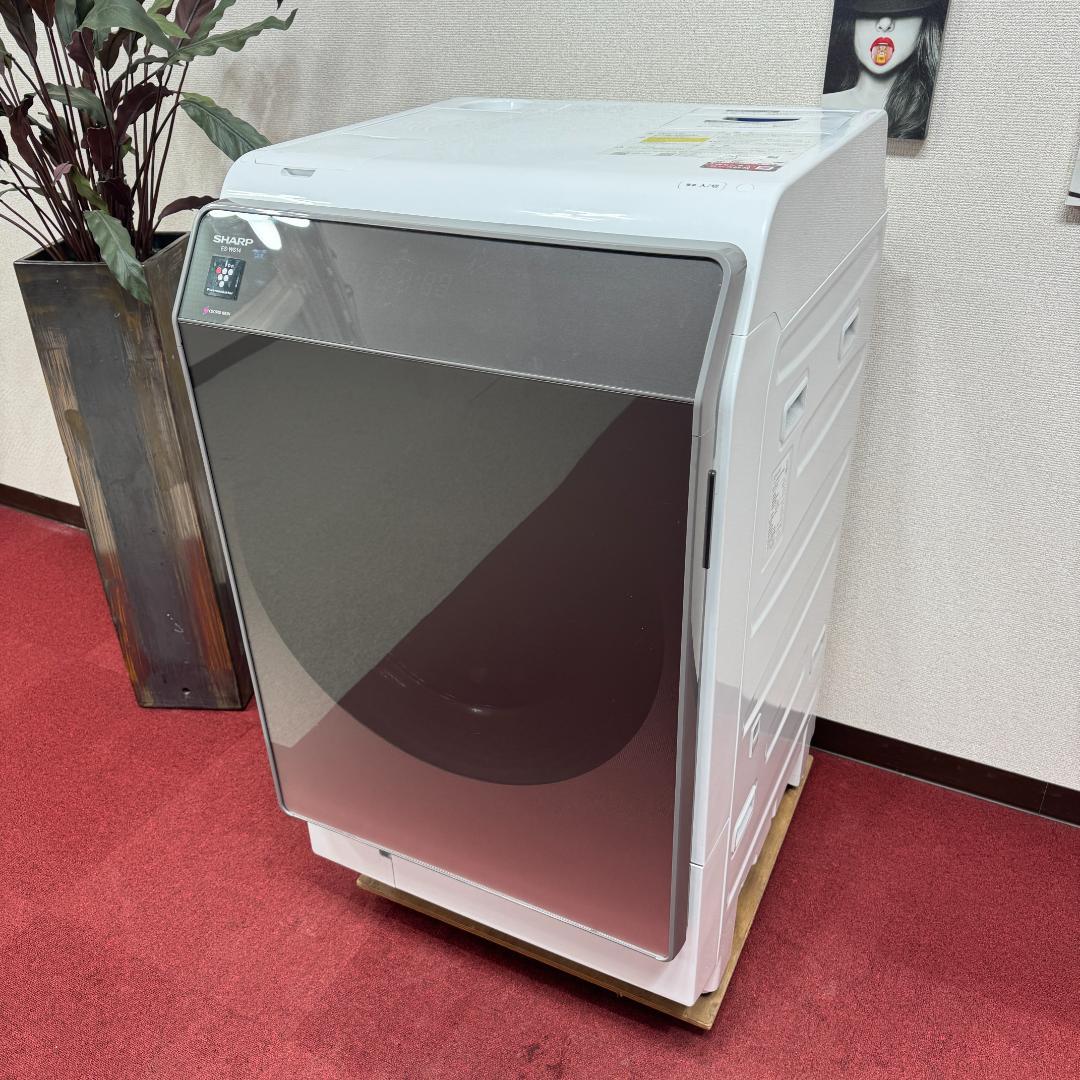 都内23区配送無料　美品シャープドラム式洗濯乾燥機2022年製　洗浄/除菌済み