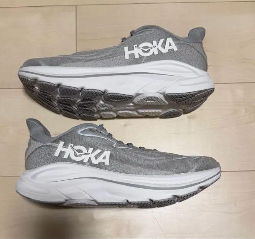 ホカ（HOKA） クリフトン 10 グレー 1162032-STLLR 26.5